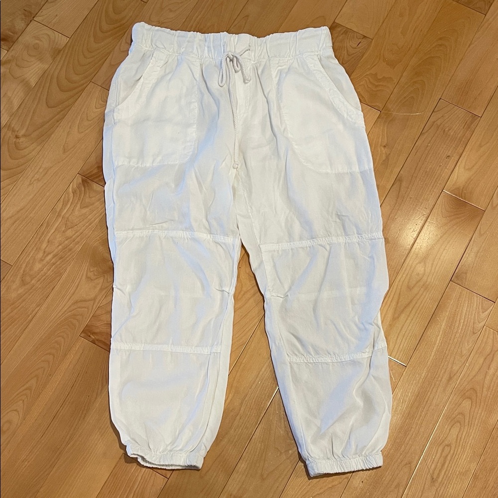 Bella Dahl White Track Pants
